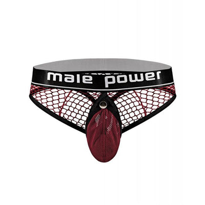 Cock Pit Fishnet Cock Ring Thong