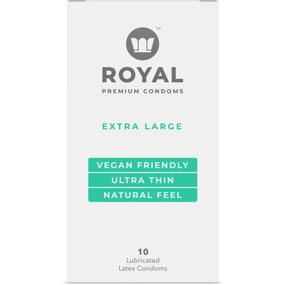 Royal Intimacy XL Vegan Condoms 10pk