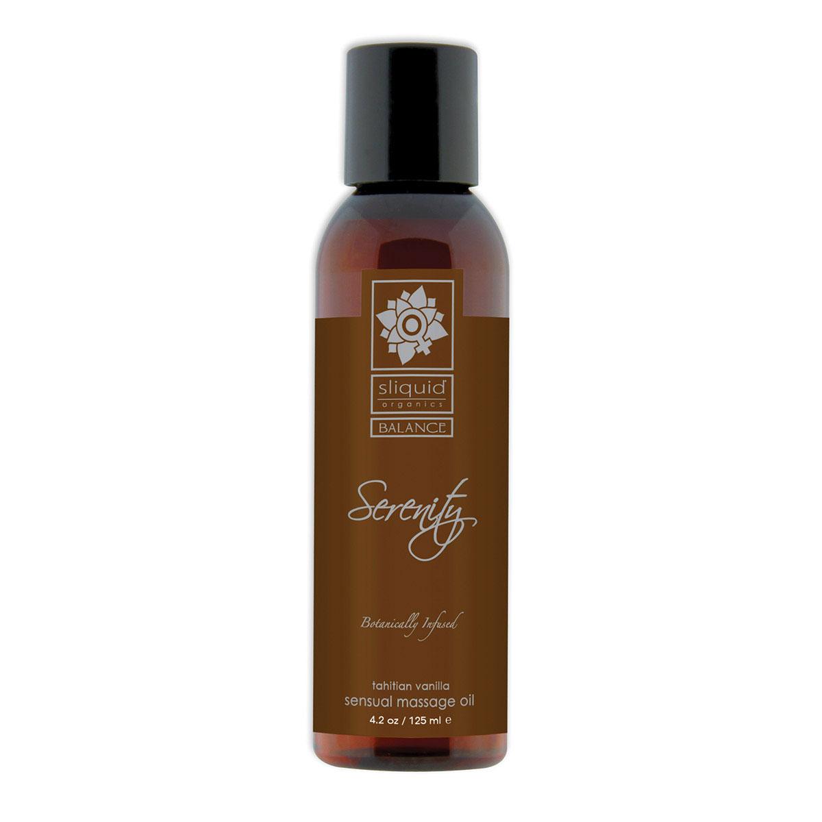 Sliquid Organics Massage Oil Serenity 4.2oz (was Seduction)