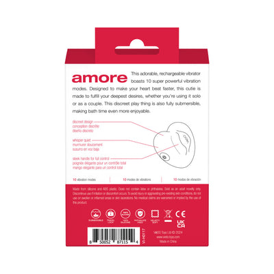 VeDO Amore Rechargeable Pleasure Vibe Red