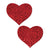 Pastease Glitter Hearts - Red