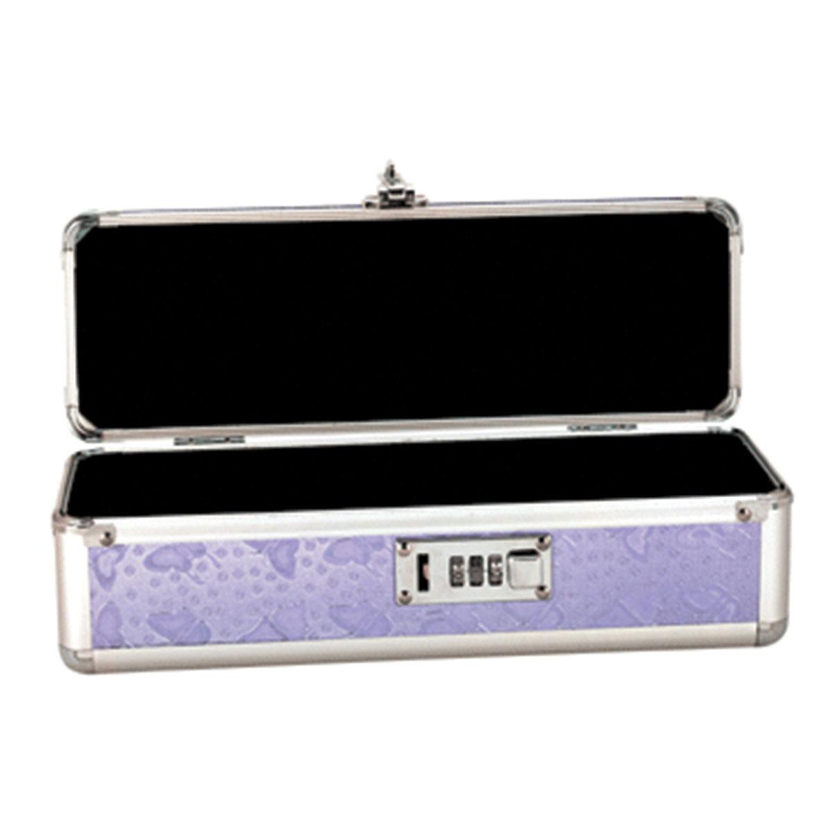 Lockable Toy Box Medium 12"x4"x4" - Purple