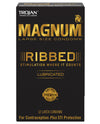 Trojan Magnum Ribbed Condoms - Box Of 3
