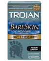 Trojan Bareskin Condoms - Box Of 3