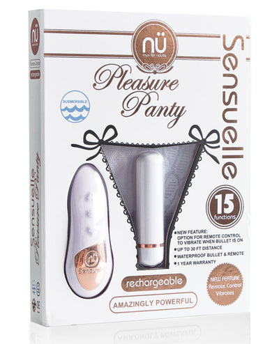 Sensuelle Pleasure Panty Bullet W/remote Control - 15 Functions